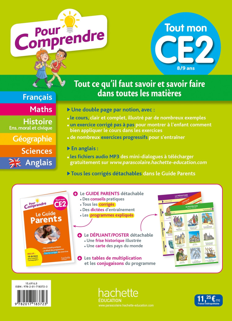 POUR COMPRENDRE TOUT MON CE2 - ALLISY/BODEAU/DACHET - HACHETTE EDUC