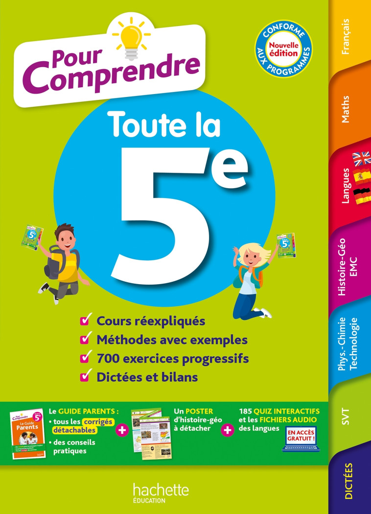 POUR COMPRENDRE TOUTE LA 5E - LISLE/REYNAUD - HACHETTE EDUC