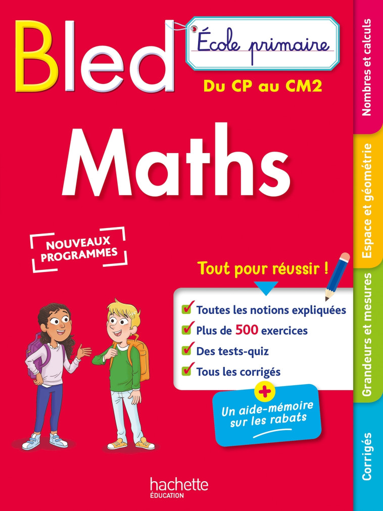 MATHS  ECOLE PRIMAIRE CE1 AU CM2 - BRAMAND/LAFONT - HACHETTE EDUC