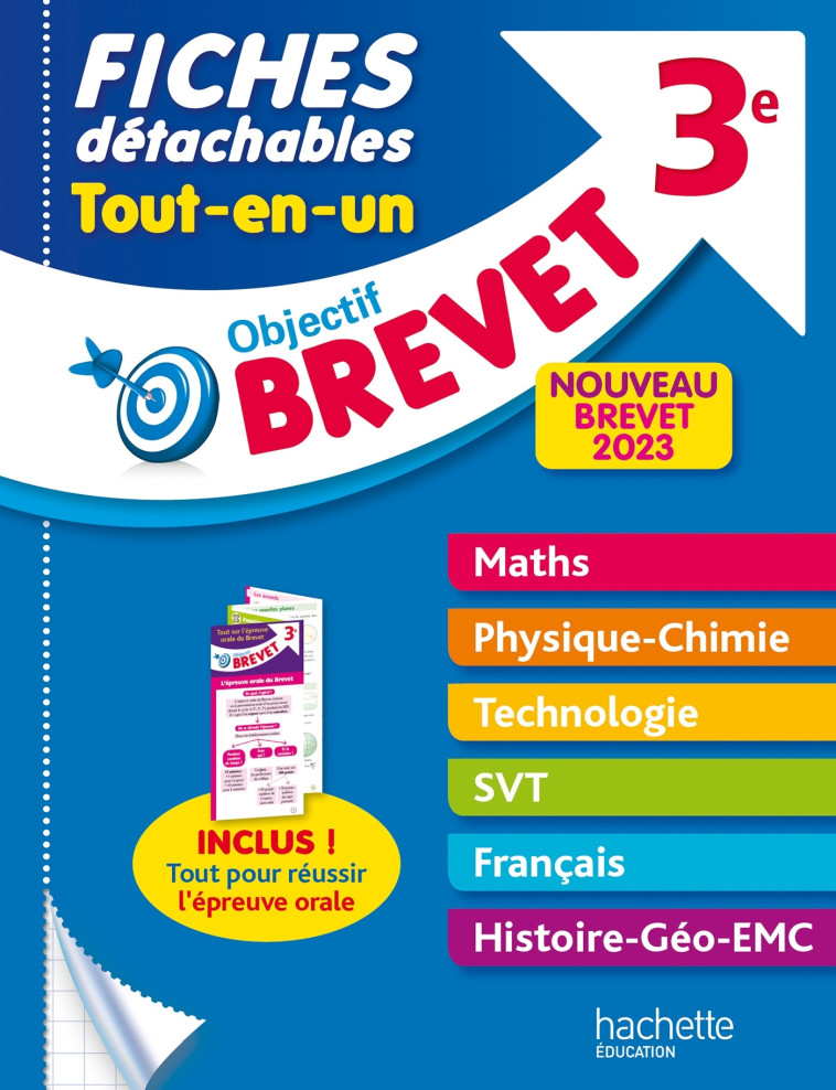 OBJECTIF BREVET FICHES TOUT-EN-UN 2023 - CLAMART/DESSAINT - HACHETTE EDUC