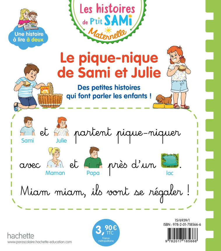 LE PIQUE-NIQUE DE SAMI ET JULIE - DE MULLENHEIM/BOYER - HACHETTE EDUC