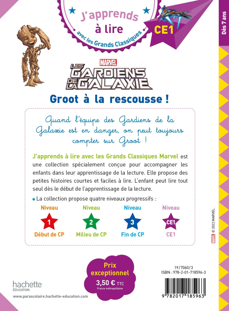 GROOT A LA RESCOUSSE CE1 - ALBERTIN ISABELLE - HACHETTE EDUC