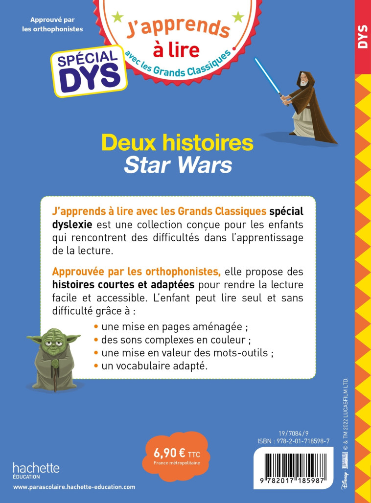 2 HISTOIRES STAR WARS SPECIAL DYS - ALBERTIN/VIRON - HACHETTE EDUC