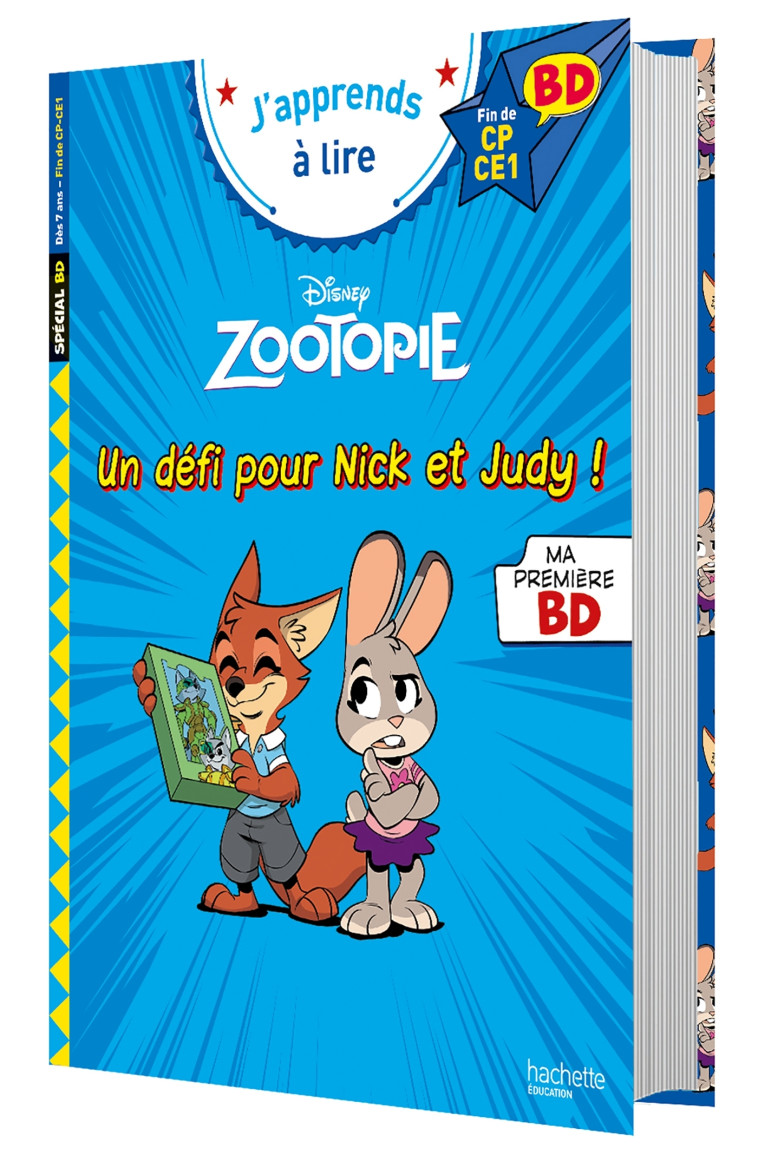 ZOOTOPIE UN DEFI POUR NICK ET JUDY ! FIN CP CE1 - ALBERTIN ISABELLE - HACHETTE EDUC