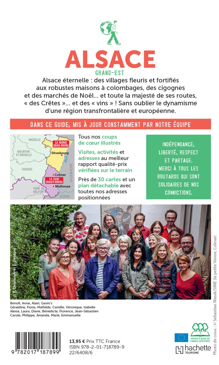 GUIDE DU ROUTARD ALSACE 2022/23 - XXX - HACHETTE TOURI