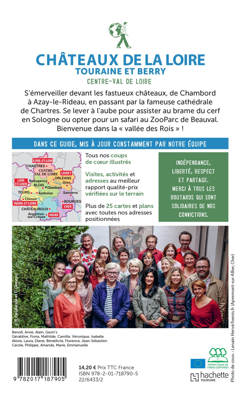 GUIDE DU ROUTARD CHATEAUX DE LA LOIRE 2022/23 - XXX - HACHETTE TOURI