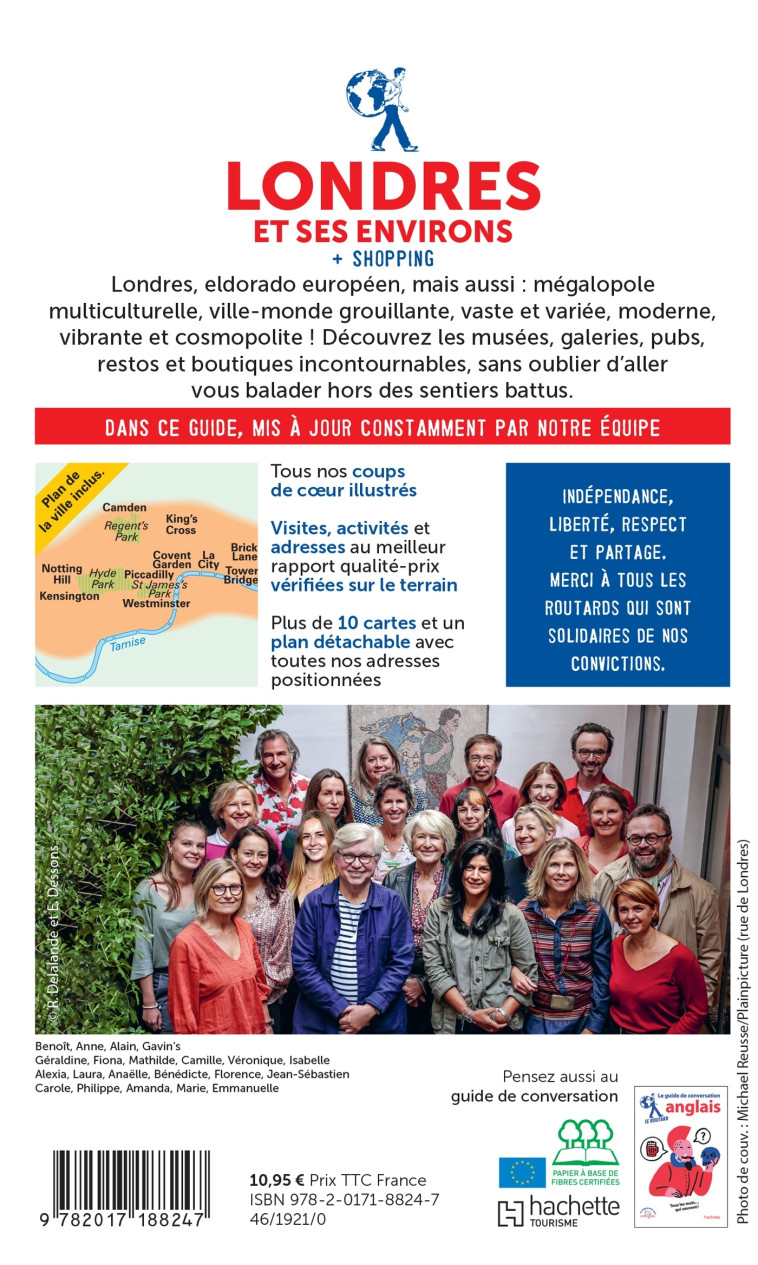 GUIDE DU ROUTARD LONDRES 2023/24 - XXX - HACHETTE TOURI