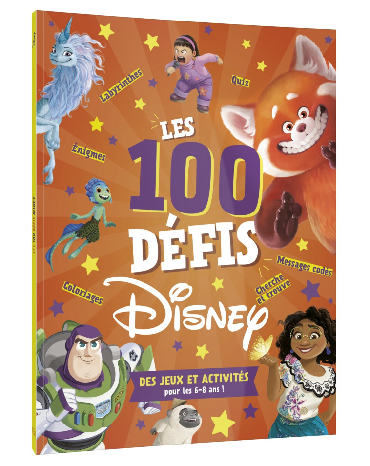 LES 100 DEFIS DISNEY JEUX ET ACTIVITES 6-8 ANS - XXX - DISNEY HACHETTE