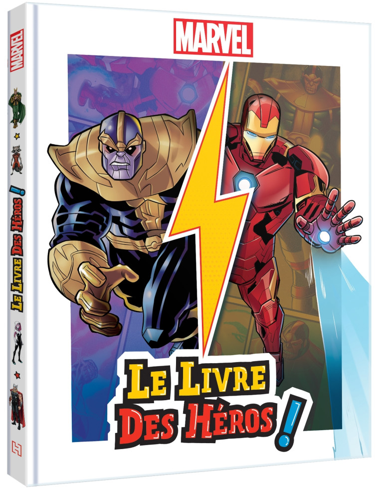 LE LIVRE DES HEROS - MARVEL - XXX - DISNEY HACHETTE