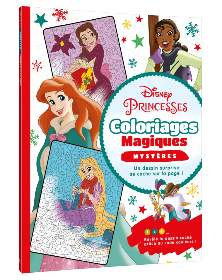 COLORIAGES MAGIQUES  PRINCESSES SPECIAL HIVER - XXX - DISNEY HACHETTE