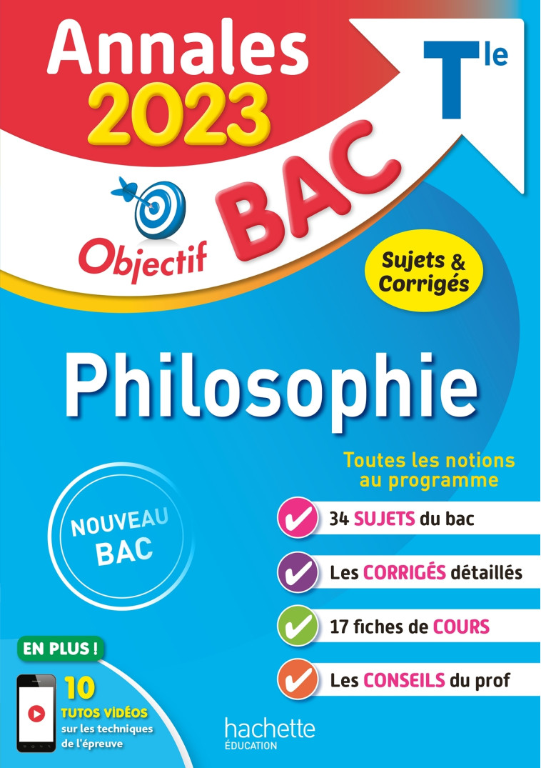 PHILOSOPHIE TLE ANNALES 2023 - DURAND/NIEUVIARTS - HACHETTE EDUC