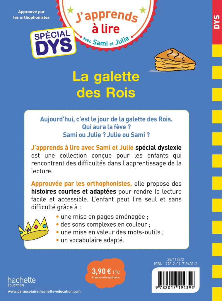 SAMI ET JULIE LA GALETTE DES ROIS SPECIAL DYS - MASSONAUD/VIRON - HACHETTE EDUC