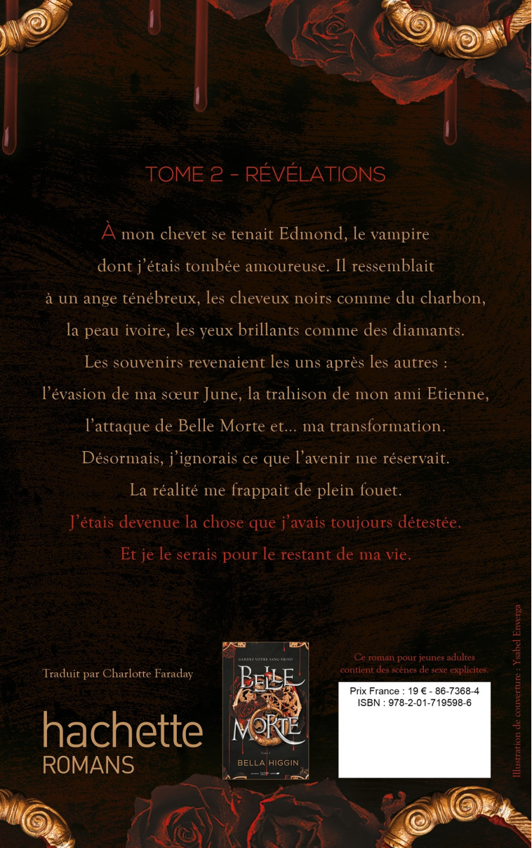 BELLE MORTE T02 REVELATIONS - HIGGIN BELLA - HACHETTE ROMANS