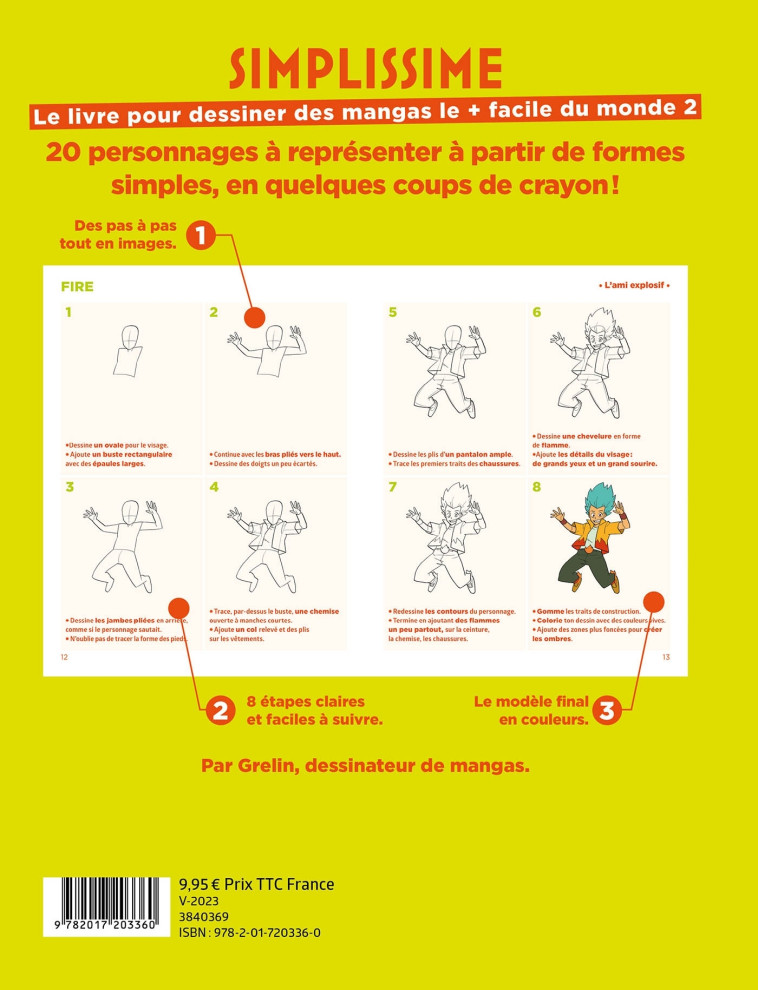 SIMPLISSIME LE LIVRE POUR DESSINER DES MANGAS LES + FACILE DU MONDE 2 - XXX - HACHETTE ENFANT