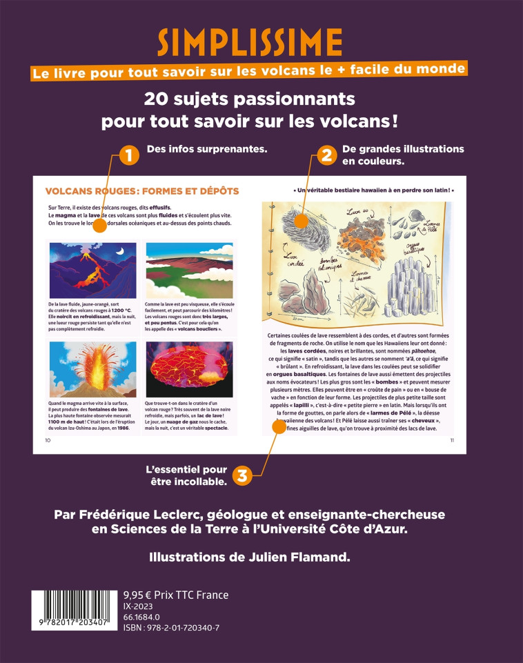 SIMPLISSIME - VOLCANS - LECLERC FREDERIQUE - HACHETTE ENFANT