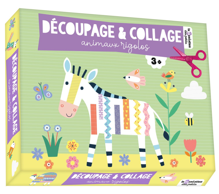 JE DECOUPE ET JE COLLE - COFFRET AVEC ACCESSOIRES - PAYNE SALLY - DEUX COQS D OR