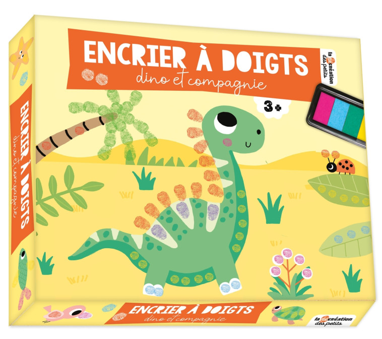 ENCRIER A DOIGTS - DINO ET SES AMIS - CHAUVET ISABELLE - DEUX COQS D OR