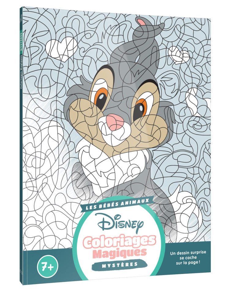 LES BEBES ANIMAUX - DISNEY - COLORIAGES MAGIQUES - MYSTERES  (7+) - XXX - DISNEY HACHETTE