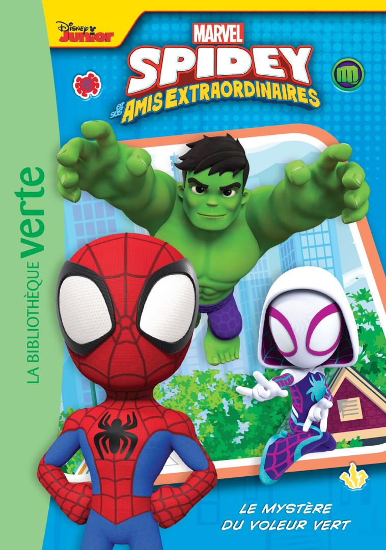 SPIDEY ET SES AMIS EXTRAORDINAIRES T04 LE MYSTERE DU VOLEUR VERT - MARVEL - HACHETTE JEUN.