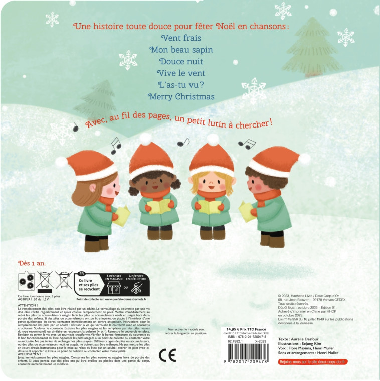 MON NOEL EN CHANSONS - DESFOUR/KIM - DEUX COQS D OR