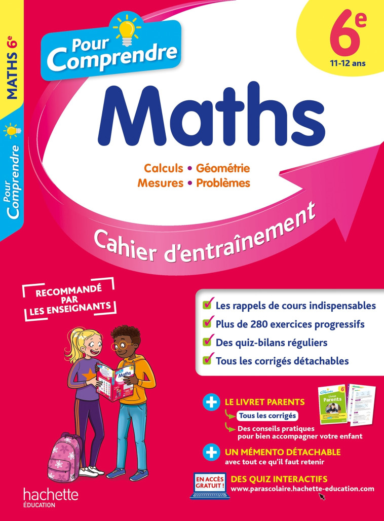 POUR COMPRENDRE MATHS 6E - ROUSSEAU/CLAMART - HACHETTE EDUC