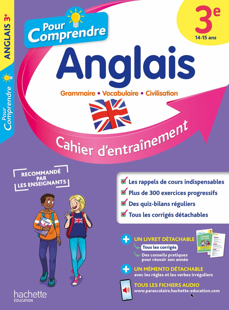 POUR COMPRENDRE ANGLAIS 3E - GERBER/AMIET/POIRIER - HACHETTE EDUC