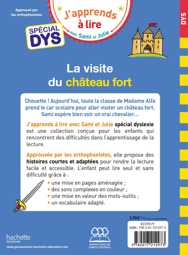 LA VISITE DU CHATEAU FORT SPECIAL DYS - MASSONAUD/VIRON - HACHETTE EDUC