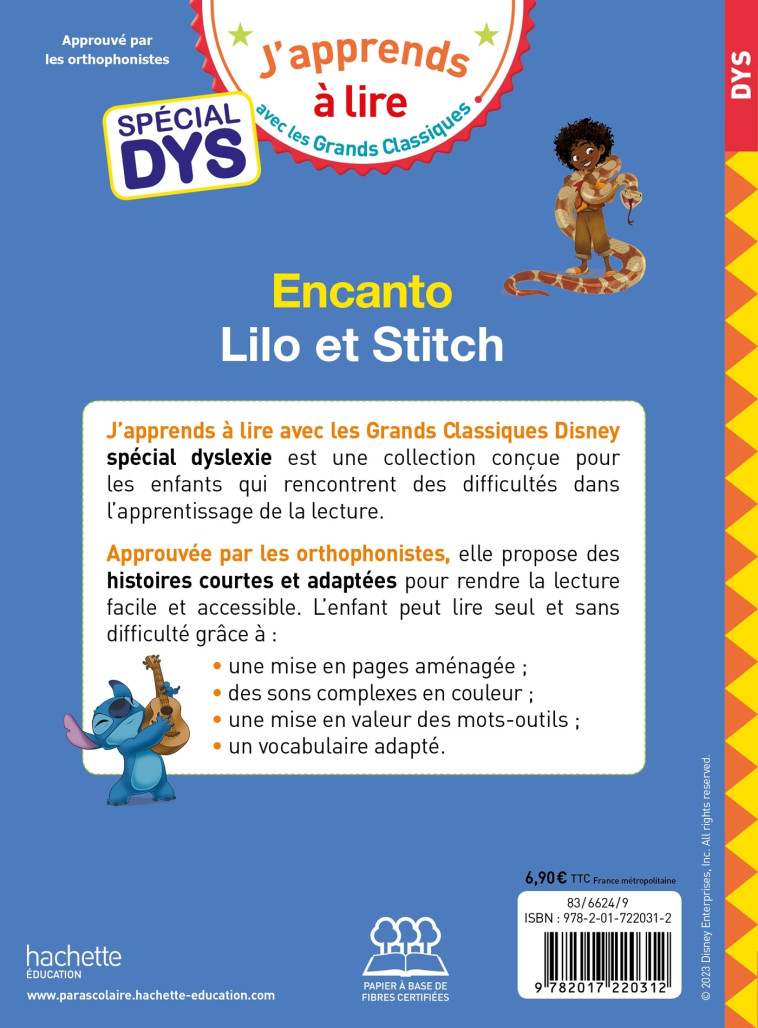 ENCANTO LILO ET STITCH - SPECIAL DYS - ALBERTIN/VIRON - HACHETTE EDUC