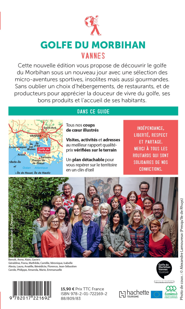 GUIDE DU ROUTARD GOLFE DU MORBIHAN - COLLECTIF - HACHETTE TOURI