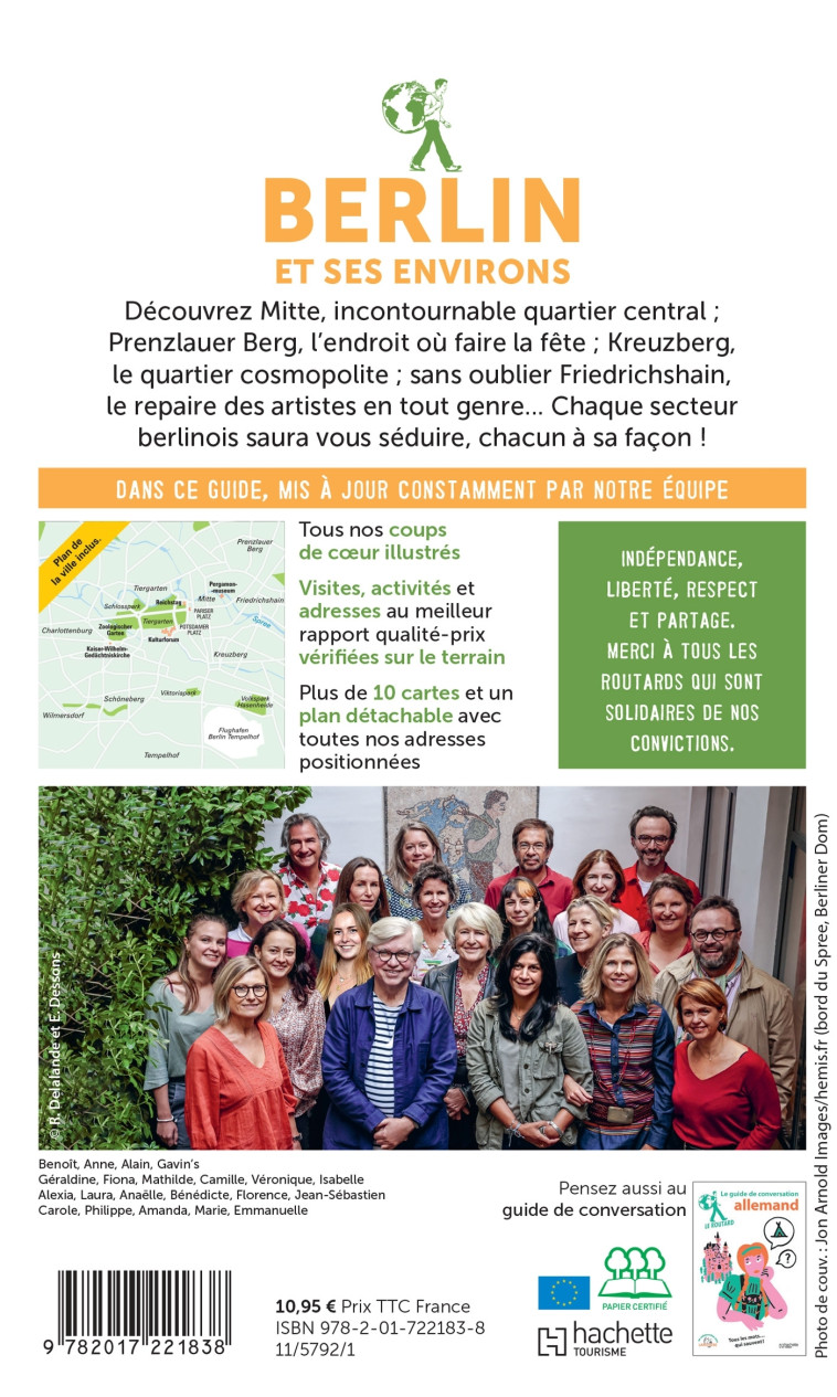 GUIDE DU ROUTARD BERLIN 2023/24 - COLLECTIF - HACHETTE TOURI