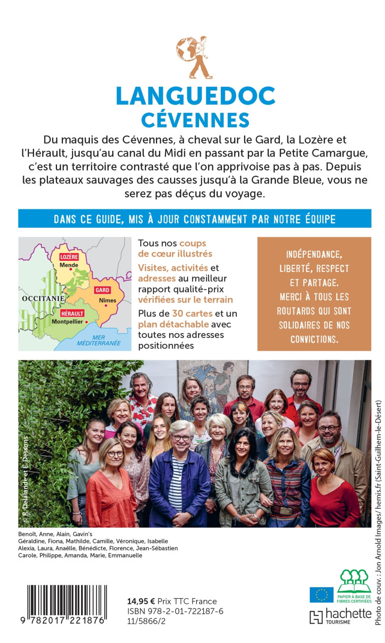 GUIDE DU ROUTARD LANGUEDOC 2023/24 - COLLECTIF - HACHETTE TOURI