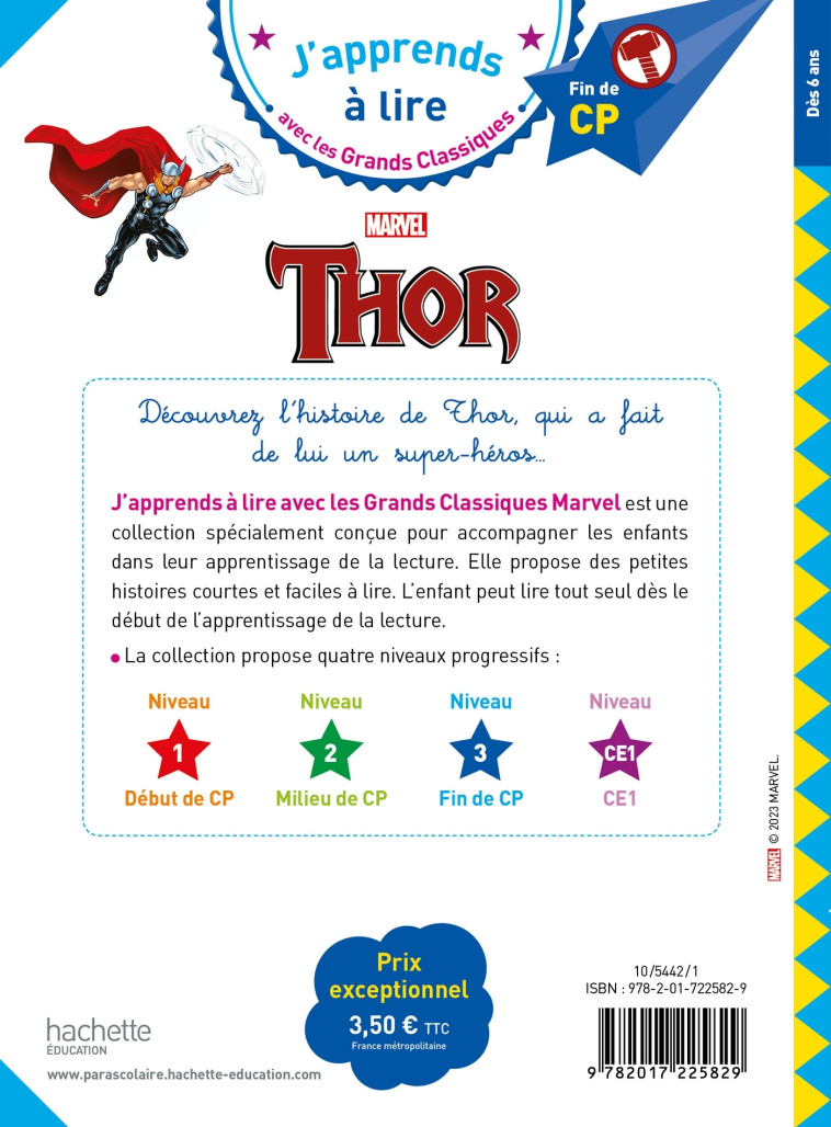 THOR - CP NIVEAU 3 - ALBERTIN - HACHETTE EDUC