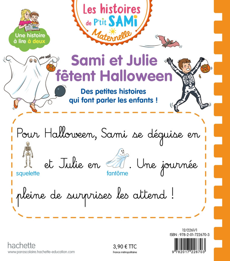 SAMI ET JULIE FETENT HALLOWEEN - BOYER/DE MULLENHEIM - HACHETTE EDUC