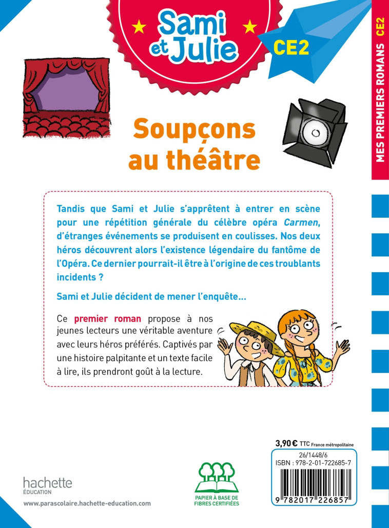 SOUPCONS AU THEATRE CE2 - BONTE/DE MULLENHEIM - HACHETTE EDUC