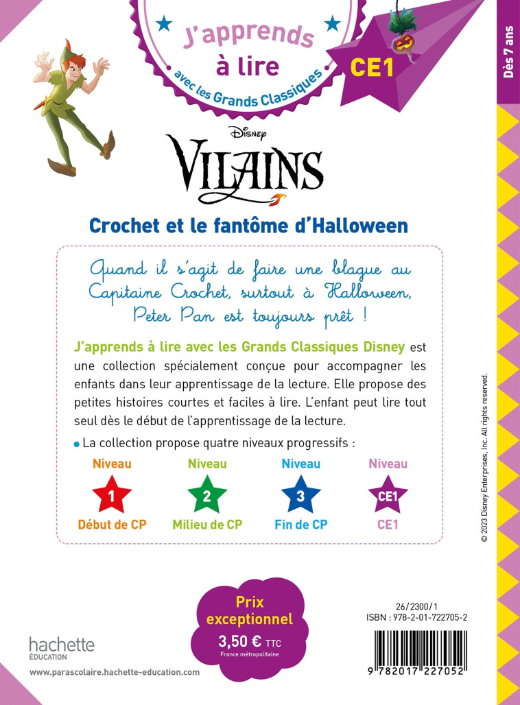 CROCHET ET LE FANTOME D' HALLOWEEN CE1 - ALBERTIN ISABELLE - HACHETTE EDUC