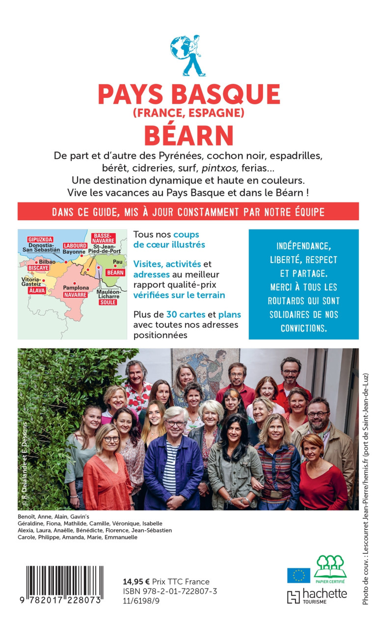 GUIDE DU ROUTARD PAYS BASQUE, BEARN 2023/24 - COLLECTIF - HACHETTE TOURI