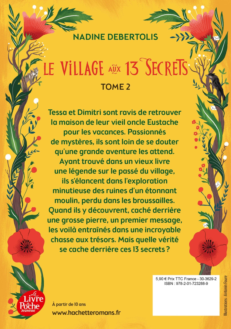 LE VILLAGE AUX 13 SECRETS - DEBERTOLIS NADINE - POCHE JEUNESSE