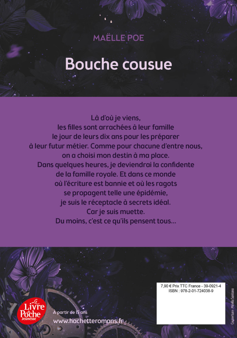 BOUCHE COUSUE - POE MAELLE - POCHE JEUNESSE