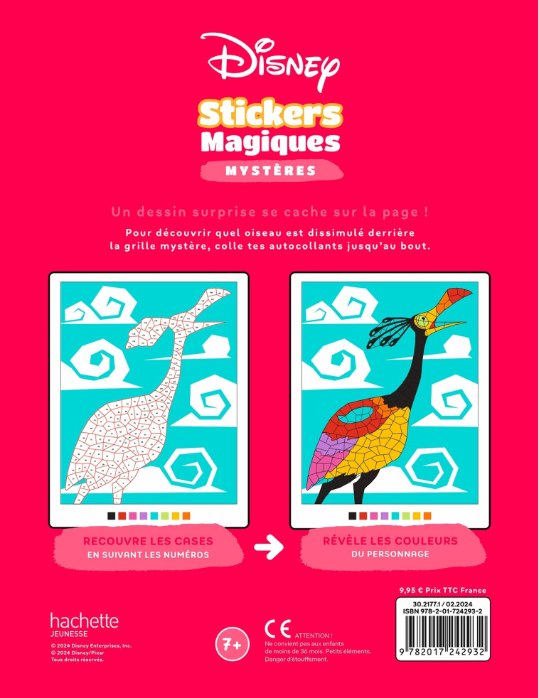 STICKERS MAGIQUES MYSTERES OISEAUX - XXX - DISNEY HACHETTE