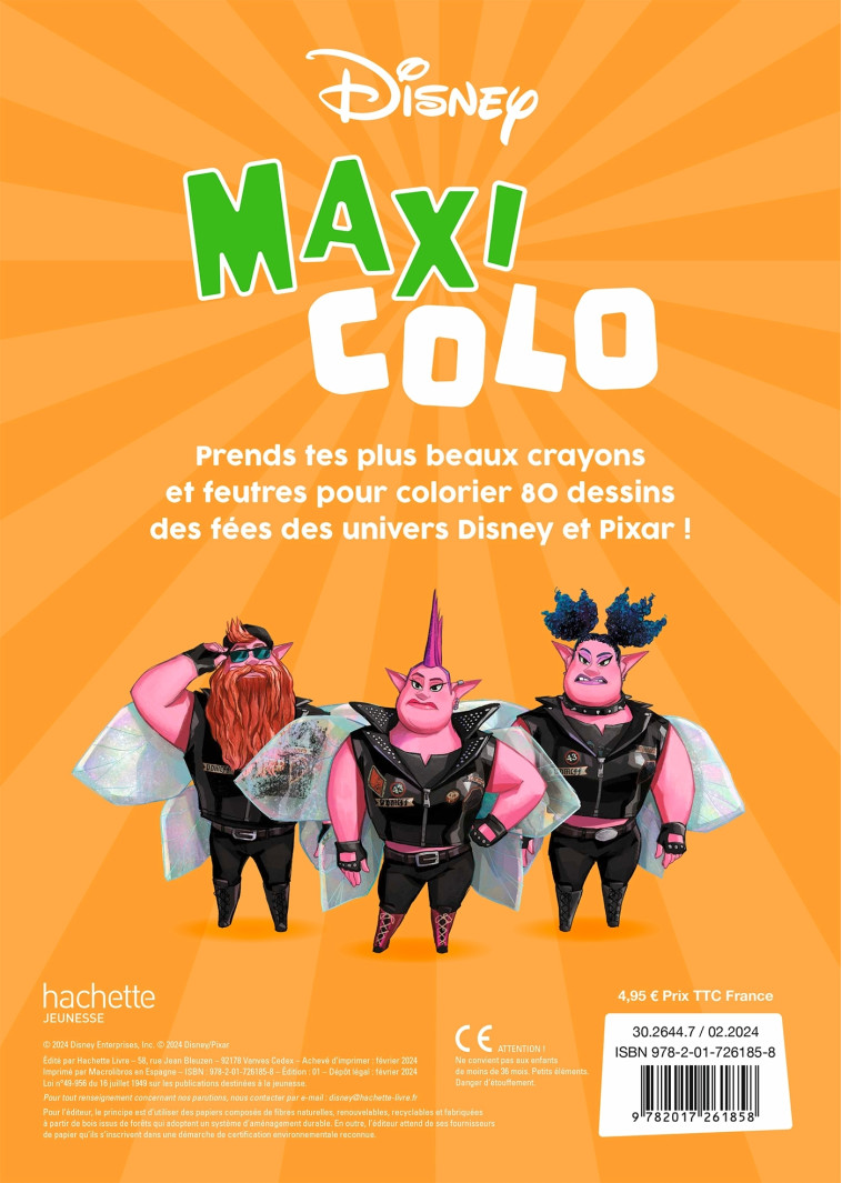 DISNEY - MAXI COLO - LES FEES - XXX - DISNEY HACHETTE