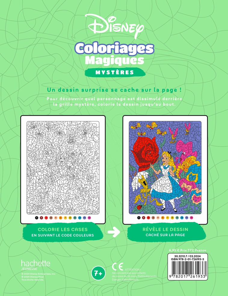 COLORIAGES MAGIQUES MYSTERES LA FORET - XXX - DISNEY HACHETTE