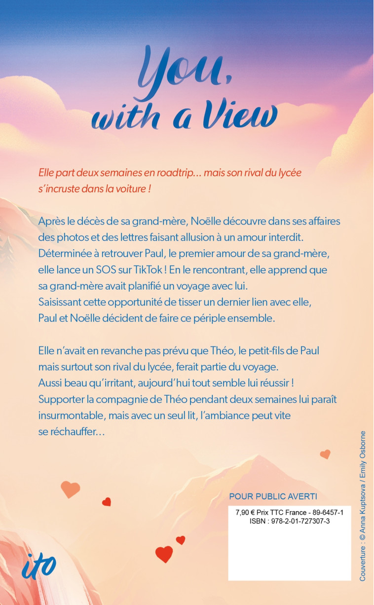 YOU WITH A VIEW - DEUX ENNEMIS, UN ROADTRIP : LA LECTURE PARFAITE DE L'ETE - JOYCE JESSICA - HACHETTE HLAB