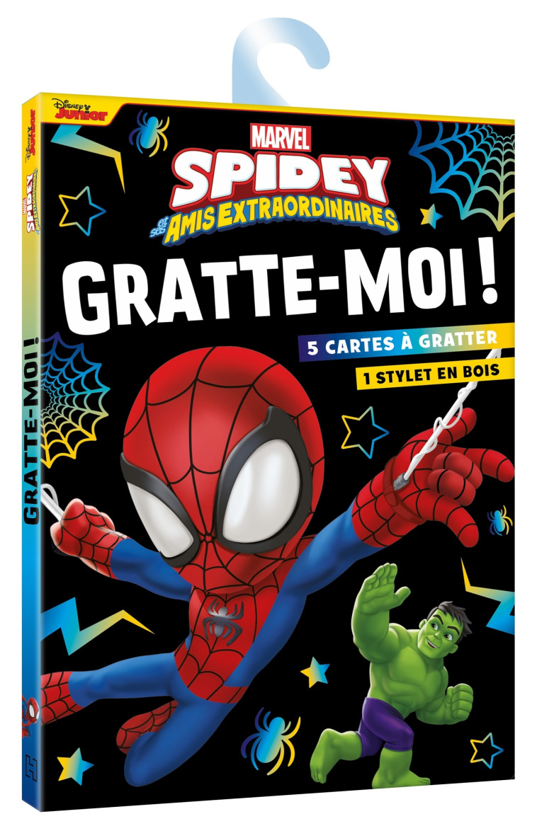 MINI POCHETTE GRATTE-MOI ! SPIDEY ET SES AMIS EXTRAORDINAIRES - XXX - DISNEY HACHETTE