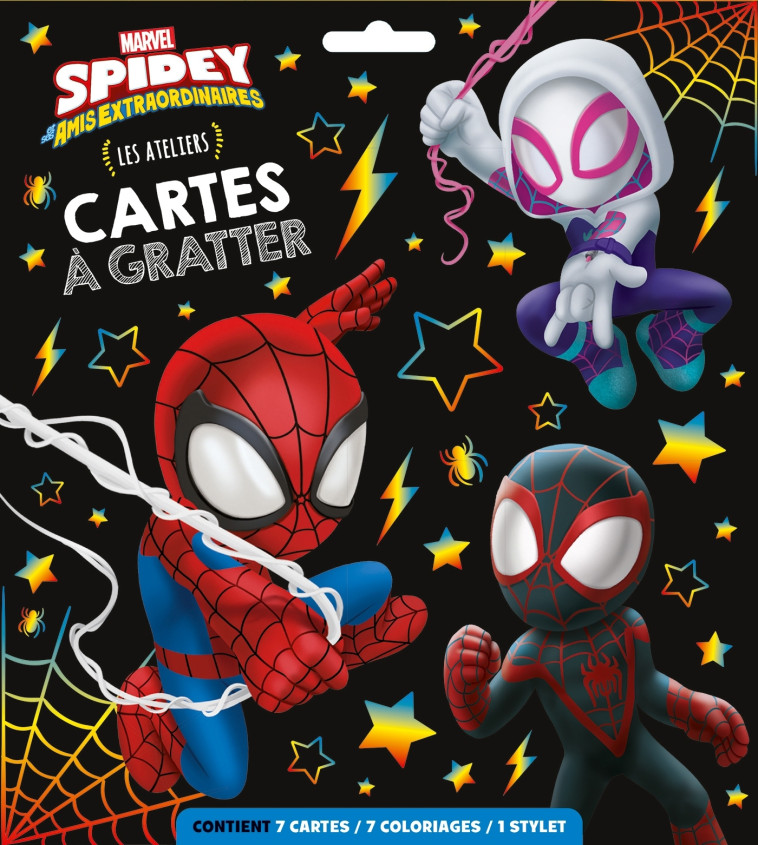 SPIDEY ET SES AMIS EXTRAORDINAIRES CARTES A GRATTER - XXX - DISNEY HACHETTE