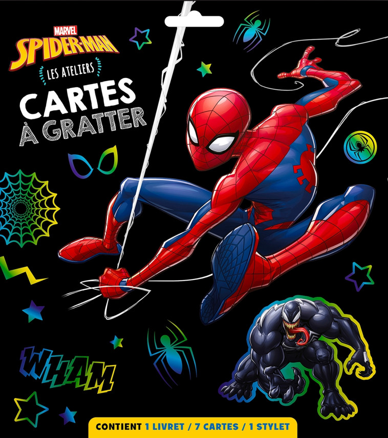 SPIDER-MAN ATELIERS CARTES A GRATTER - COLLECTIF - DISNEY HACHETTE