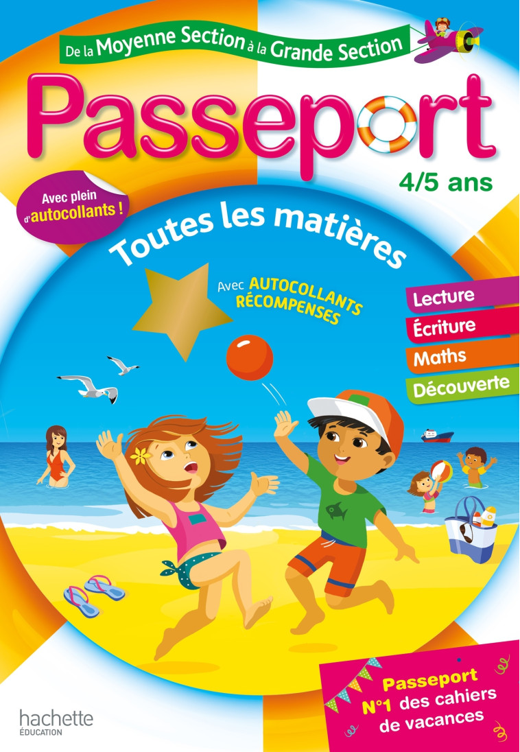 PASSEPORT DE LA MS A LA GS 4/5 ANS 2020 - POURE/EXBRAYAT - HACHETTE EDUC