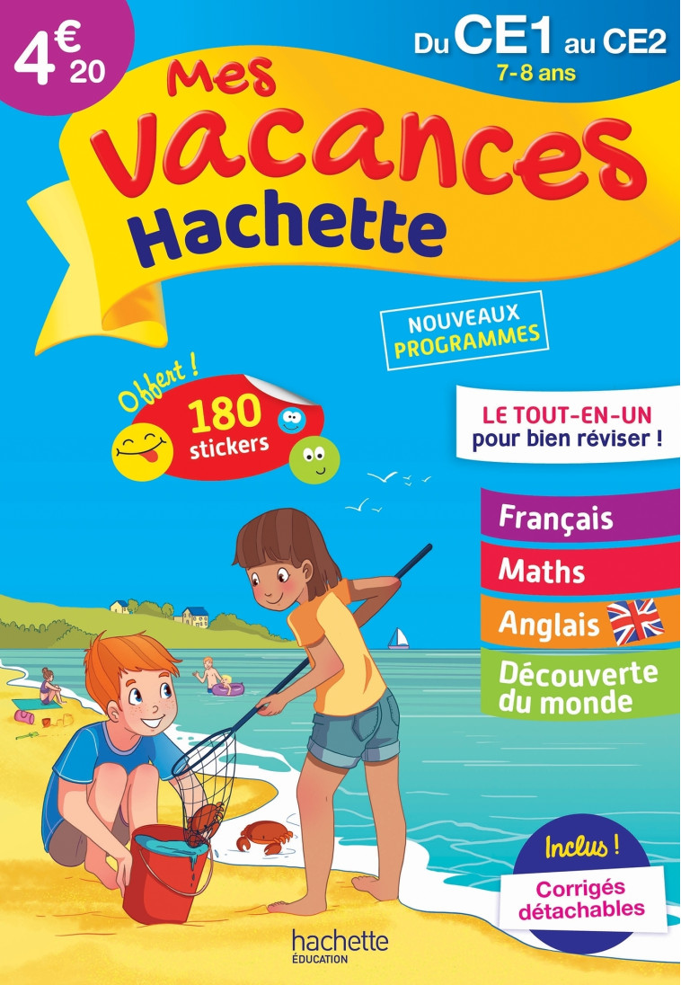 MES VACANCES HACHETTE CE1/CE2 - PIQUET/ROCARD - HACHETTE EDUC