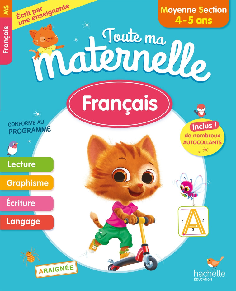 FRANCAIS MOYENNE SECTION (4-5 ANS) ED 2022 - MARCEL CAROLINE - HACHETTE EDUC