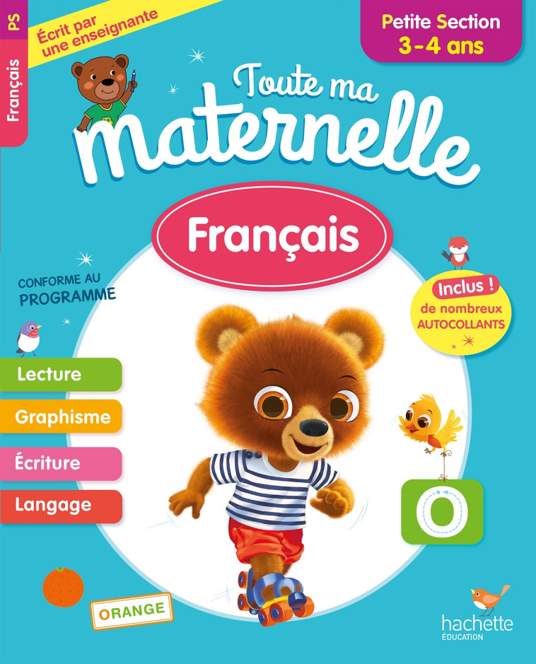 FRANCAIS PETITE SECTION (3-4 ANS) ED 2022 - MARCEL CAROLINE - HACHETTE EDUC