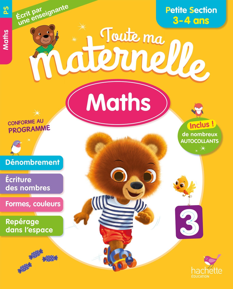 MATHS PETITE SECTION (3-4 ANS) ED 2022 - MARCEL CAROLINE - HACHETTE EDUC